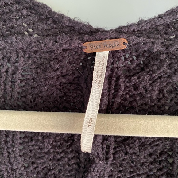 Free people long black sweater - Picture 2 of 2